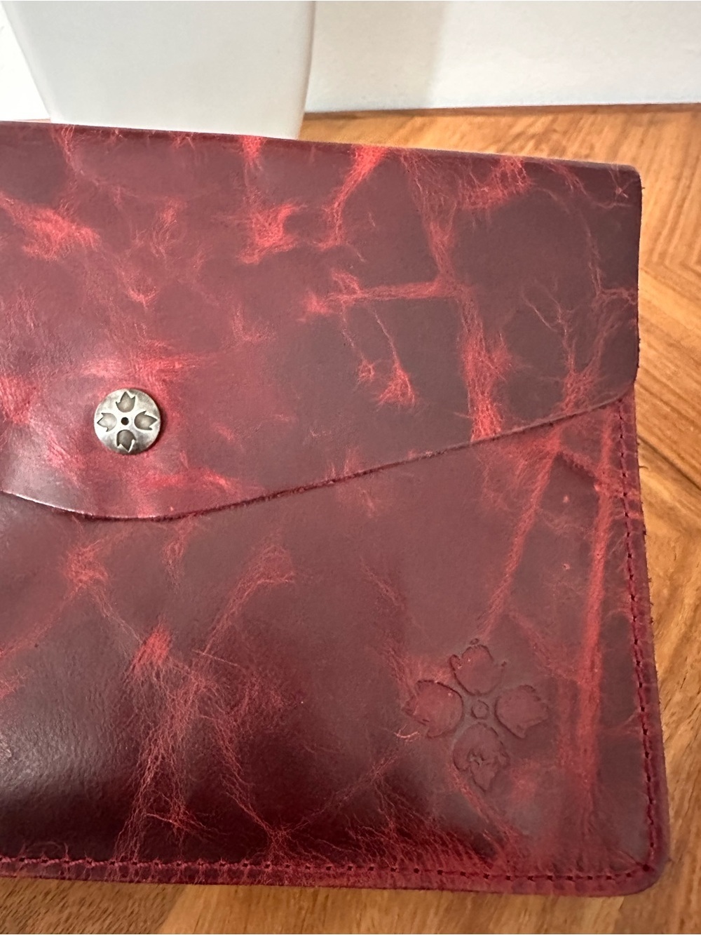 Patricia Nash Envelope Purse Burgundy Red
Leather Wallet Clutch Designer EUC - Picture 2 of 8